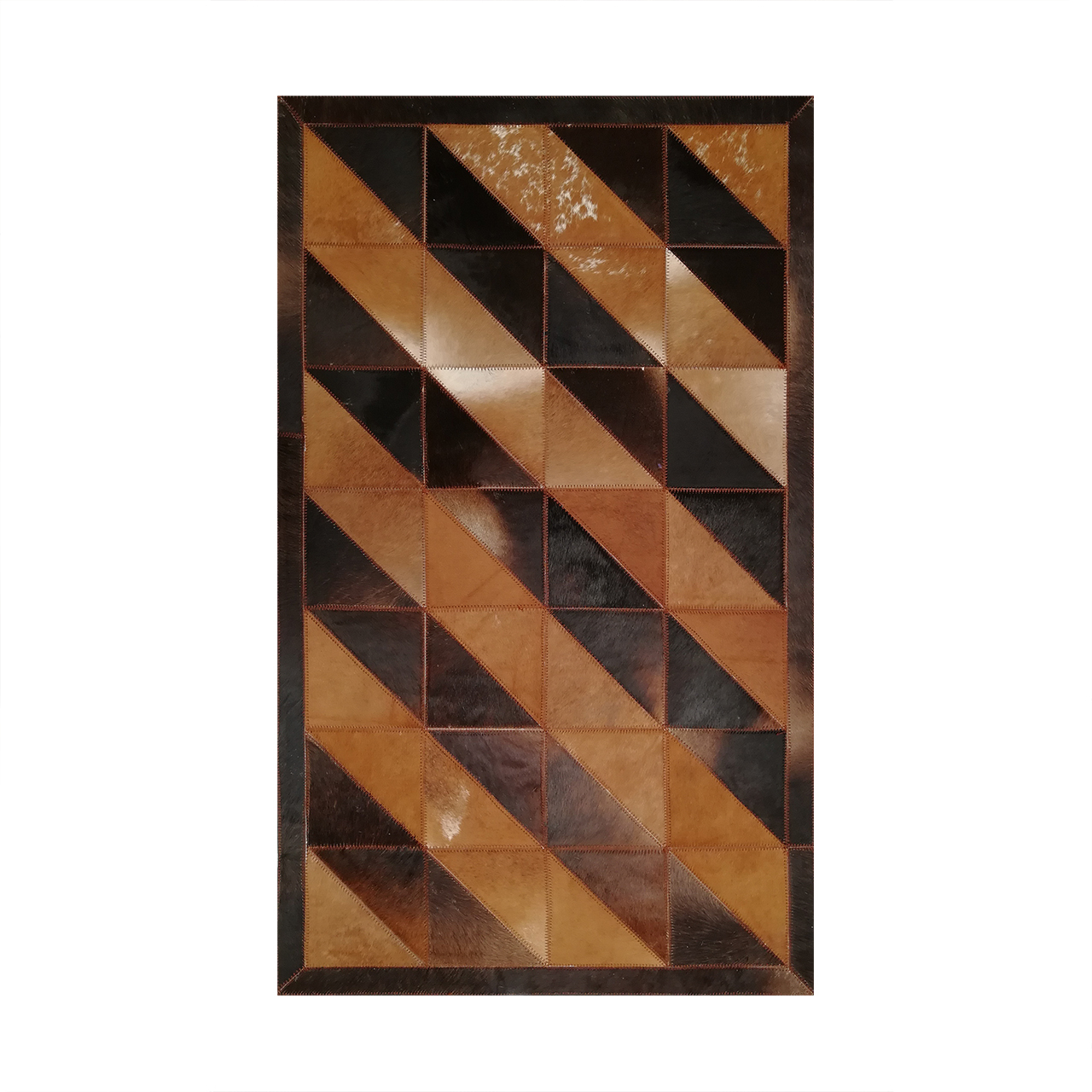 کلاژ فرش پوست و چرم کمالی مدل AD-0338