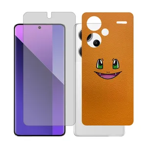 Glass Together model transparent Screen Protector Suitable for Xiaomi Redmi Note 13 Pro Plus Mobile Phone with Back cover sticker