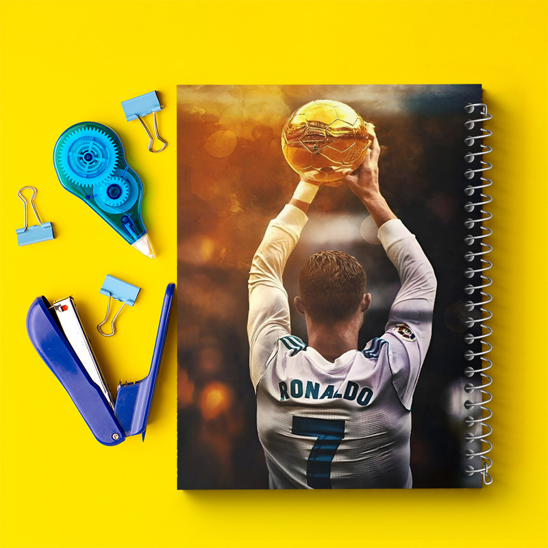 دفتر نقاشی 50 برگ خندالو طرح کریستیانو رونالدو کد N2816