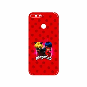 MAHOOT Ladybug and Cat Noir Cover Sticker for Huawei Y6 Prime 2018