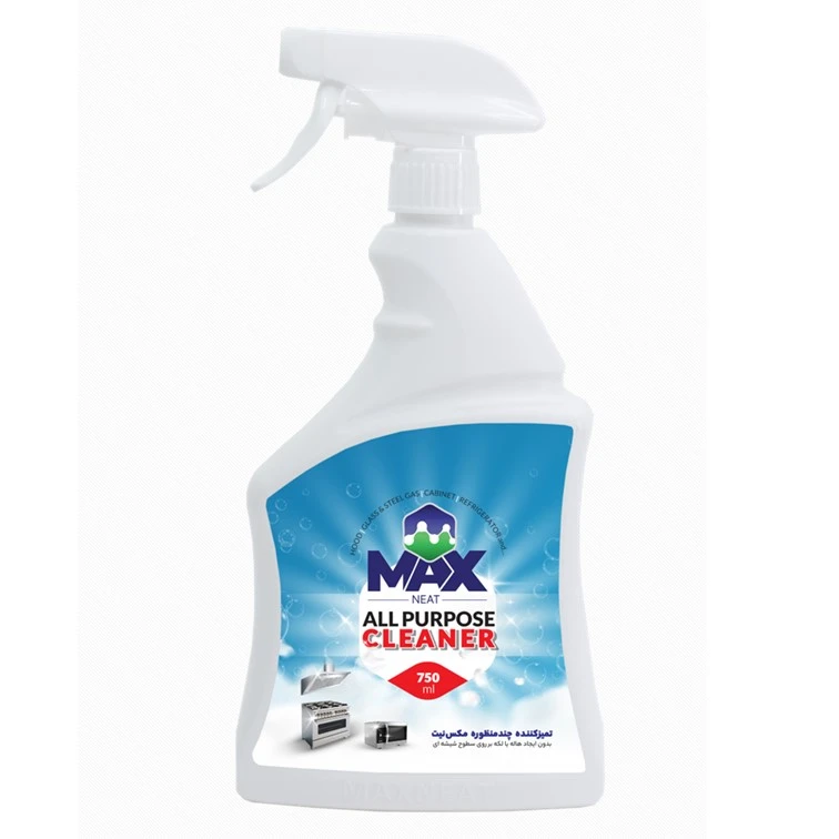 اسپری تمیز کننده چندمنظوره سطوح مکس نیت مدل 2020 حجم 750 میلی لیتر