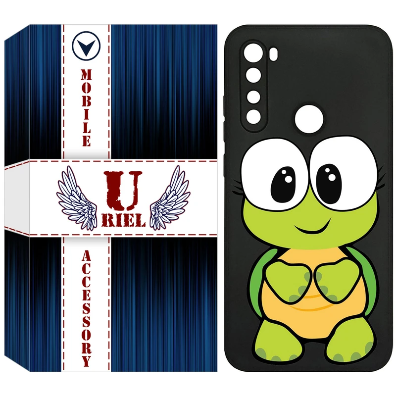 کاور یوریل قاب مدل KSH کد 59 طرح لاکپشت مناسب برای گوشی موبایل شیائومی Redmi Note 8