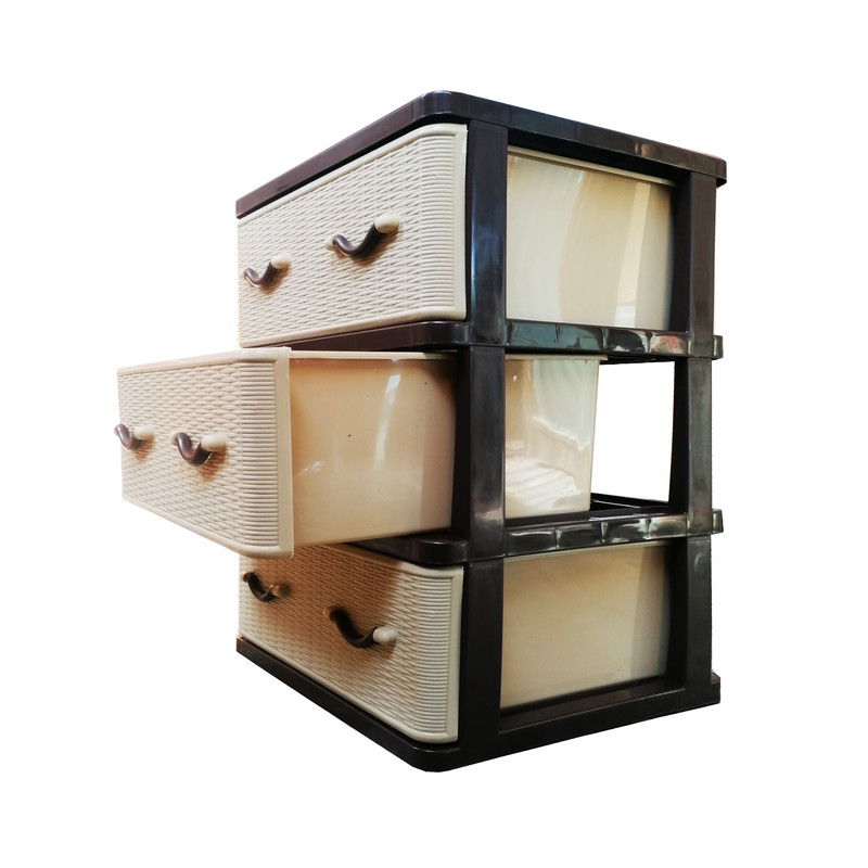 فایل کشویی الوند پلاستیک طرح حصیری کد 403