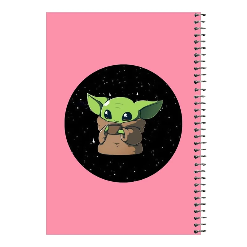 دفتر مشق 80 برگ اس جی مدل بیبی یودا کد۷   