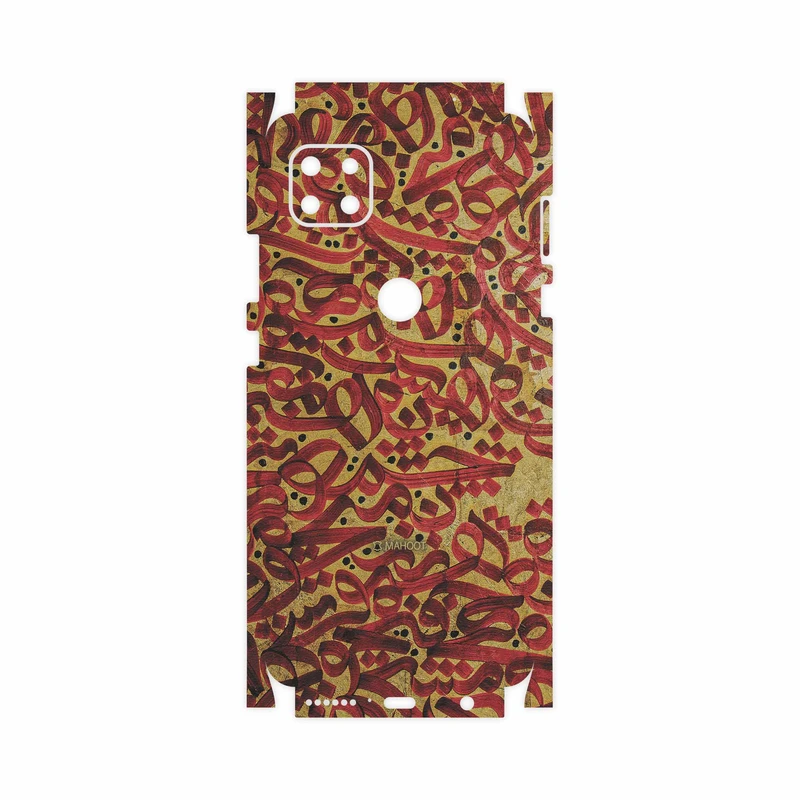 برچسب پوششی ماهوت مدل Nastaliq-6-FullSkin مناسب برای گوشی موبایل موتورولا MOTO G 5G