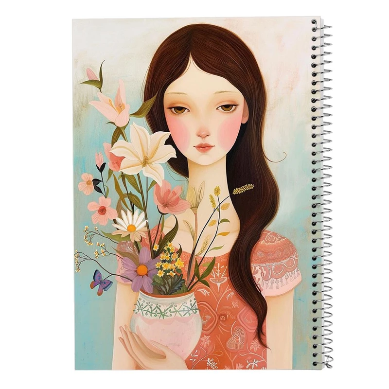 دفتر نقاشی 50 برگ مدوپد مدل دخترانه کد DF15737