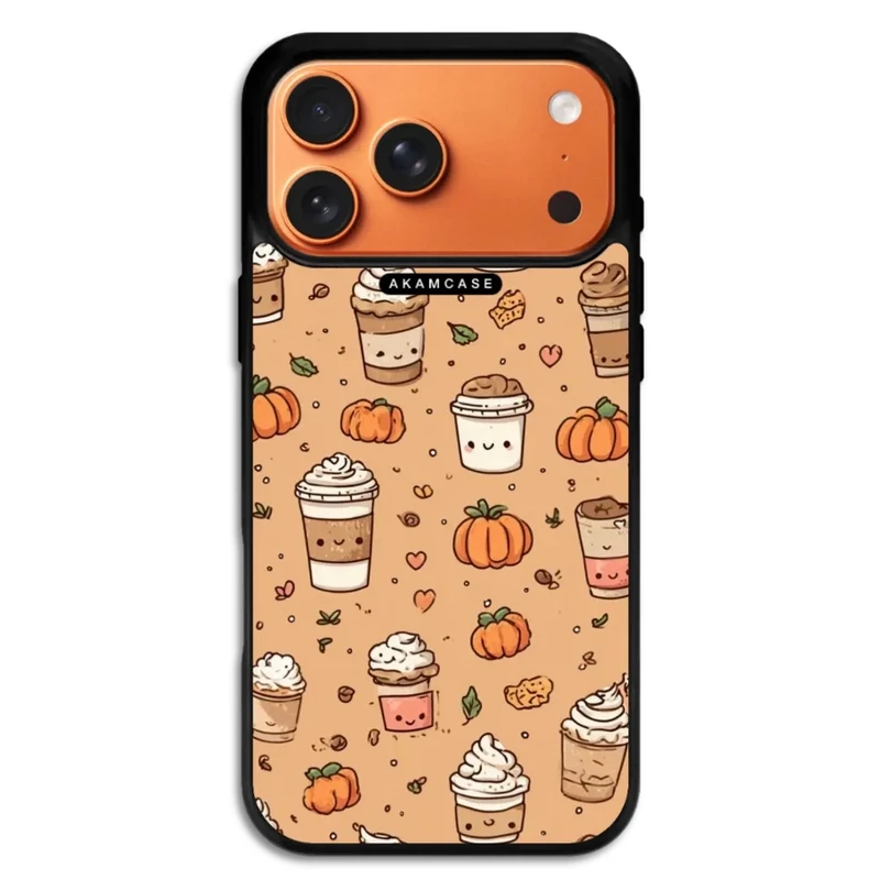 کاور آکام مدل AMC-WA17PROMAX-PUMPKIN-8 مناسب برای گوشی موبایل اپل iPhone 17 Pro Max