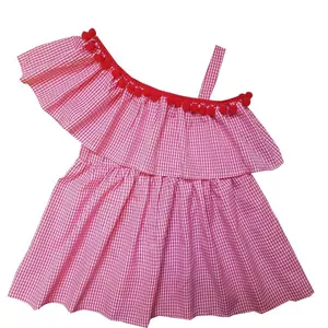 پیراهن دخترانه مدل رومی رنگ صورتی