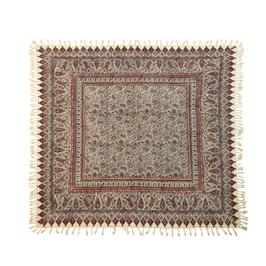 رومیزی قلمکار زابلیان مدل اعلی طرح اشرفی 100p100