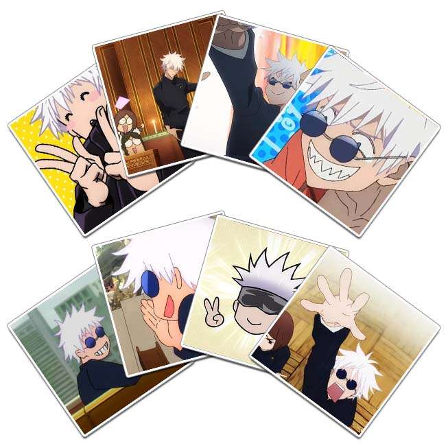 برچسب لپتاپ گوفی مدل انیمه جوجوتسو کایسن Gojo Jujutsu Kaisen Anime کد K20 مجموعه 8 عددی برچسب لپتاپ گوفی مدل انیمه جوجوتسو کایسن Gojo Jujutsu Kaisen Anime کد K20 مجموعه 8 عددی