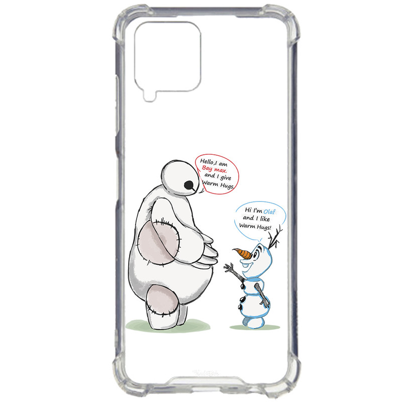 کاور طرح Olaf & Baymax مناسب برای گوشی موبایل سامسونگ Galaxy A22-4G 