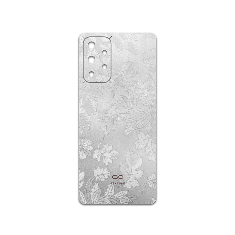 برچسب پوششی ماهوت مدل Silver-Wildflower مناسب برای گوشی موبایل سامسونگ Galaxy A73 5G