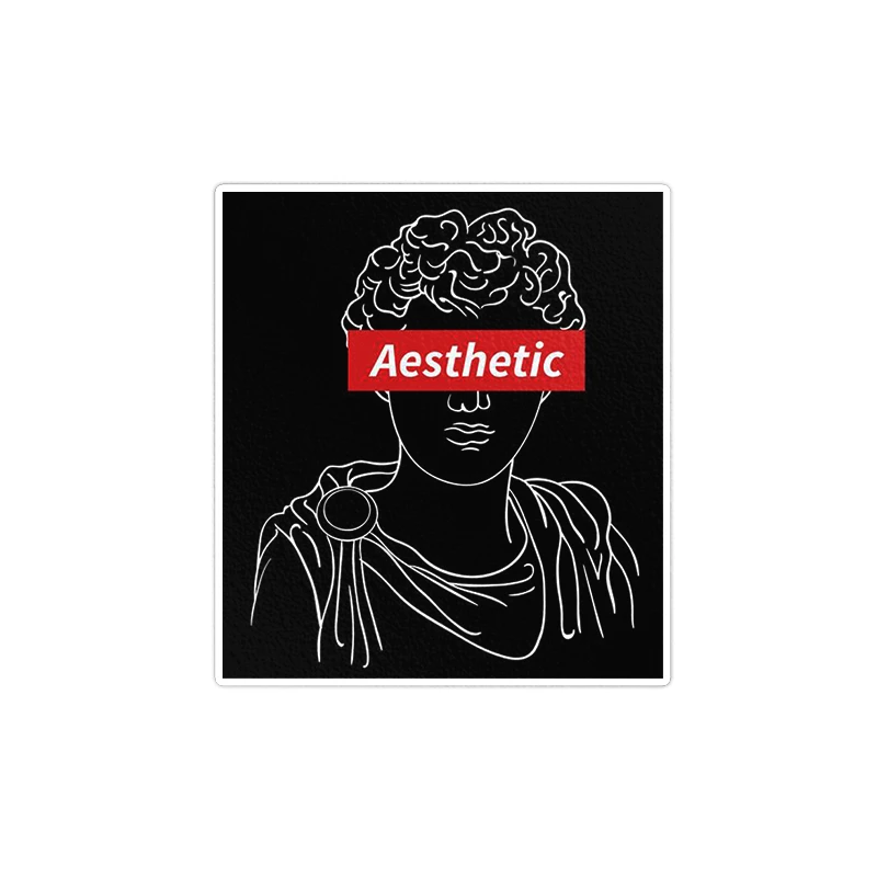    استیکر لپ تاپ ماسا دیزاین طرح aesthetic مدل STKA00278