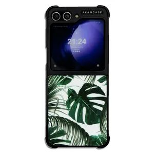 AKAM AMC-WSGZFLIP5-LEAVES-21 Cover For Samsung Galaxy Z Flip 5