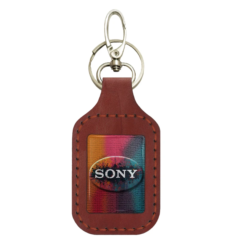 جاکلیدی دستی چرمی مدل sony طرح 1