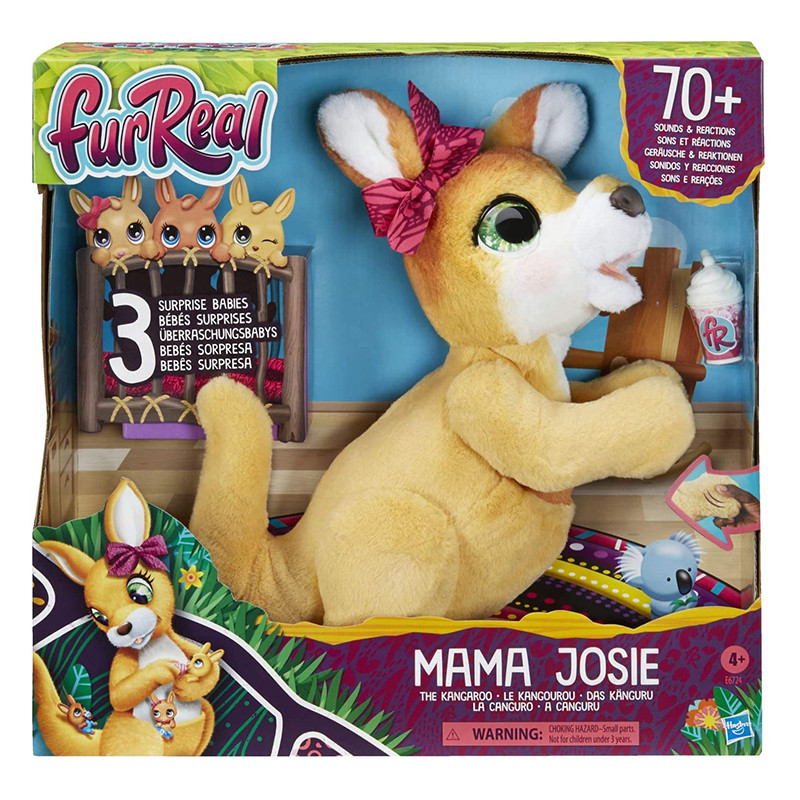 ربات هاسبرو مدل FurReal Mama Josie طرح کانگرو ربات هاسبرو مدل FurReal Mama Josie طرح کانگرو