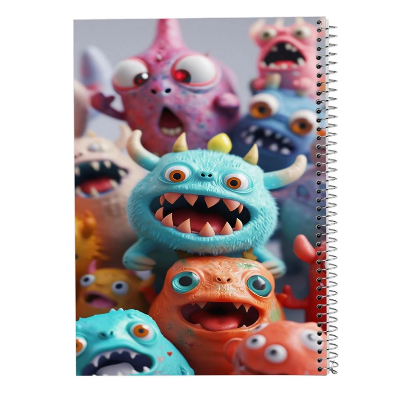 دفتر نقاشی 50 برگ مدوپد مدل هیولای فانتزی کد DF16752