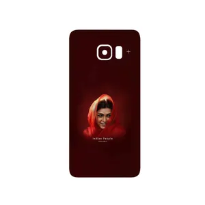 MAHOOT Portrait of an Indian Woman Cover Sticker for Samsung Galaxy S6 Edge Plus