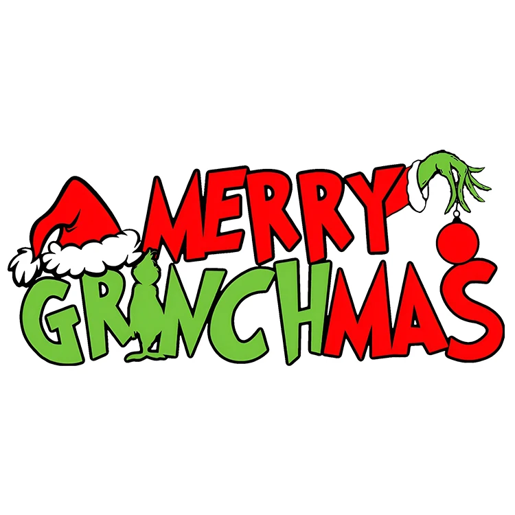 استیکر پارچه و لباس پاد آفرین مدل کریسمس کد DKST734