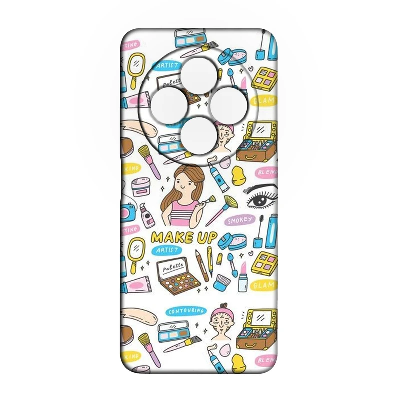 کاور طرح میکاپ کد 32 مناسب برای گوشی موبایل شیائومی Redmi 14C
