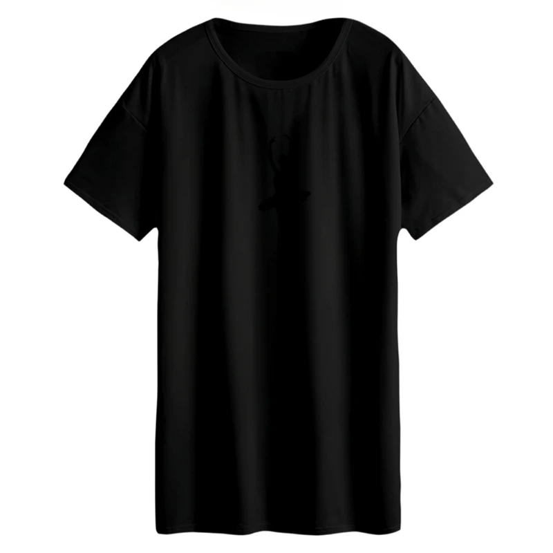 تی شرت لانگ زنانه مدل بالرین مینیمال کد 01