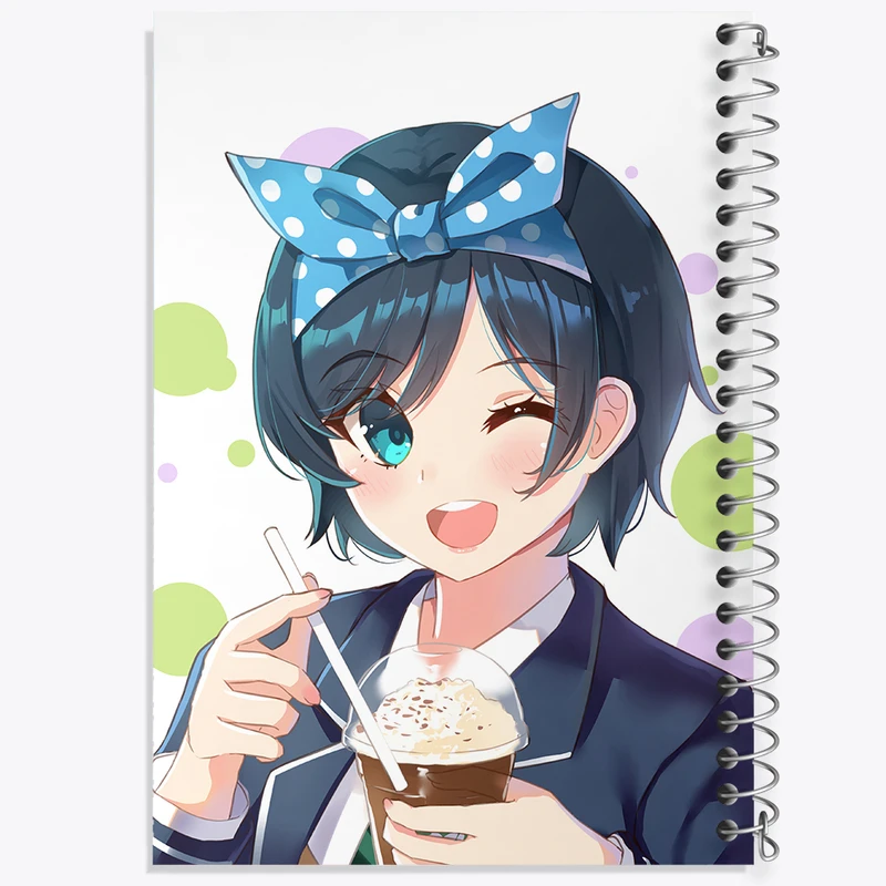 دفتر لیست خرید 50 برگ خندالو طرح روکا انیمه کانوجو اوکاری کد 34802