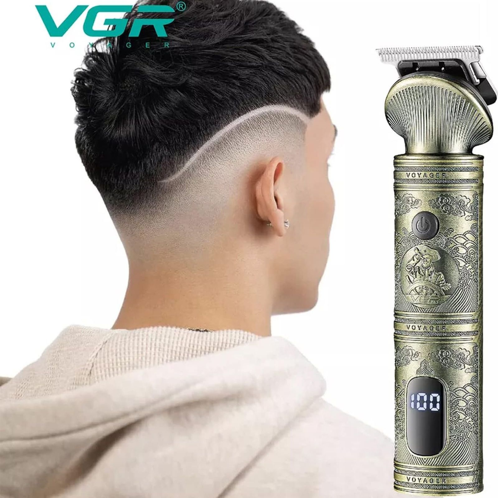 ماشین اصلاح موی سر و صورت وی جی ار مدل 6 کاره کد v-106 -  - 7