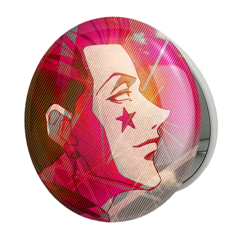 آینه جیبی خندالو طرح هیسوکا جوکر انیمه هانتر ایکس هانتر  Hunter × Hunter مدل تاشو کد 11943 