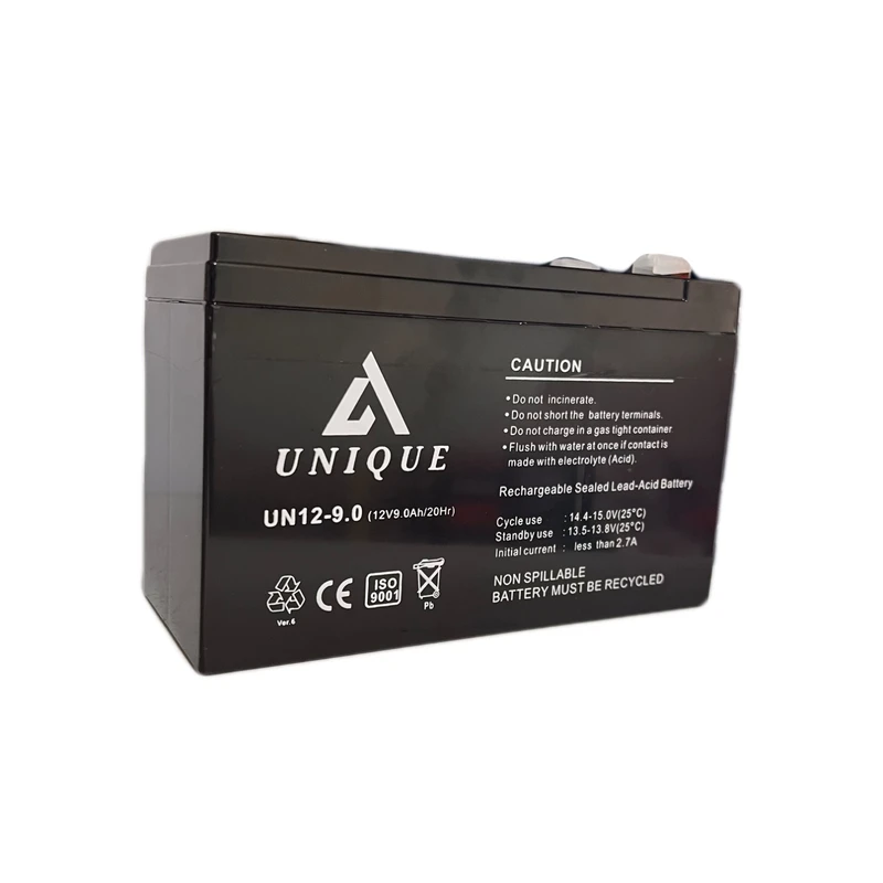 باتری ups با ولتاژ 12 ولت و شدت جریان 9 آمپرساعت مدل 12v9ah