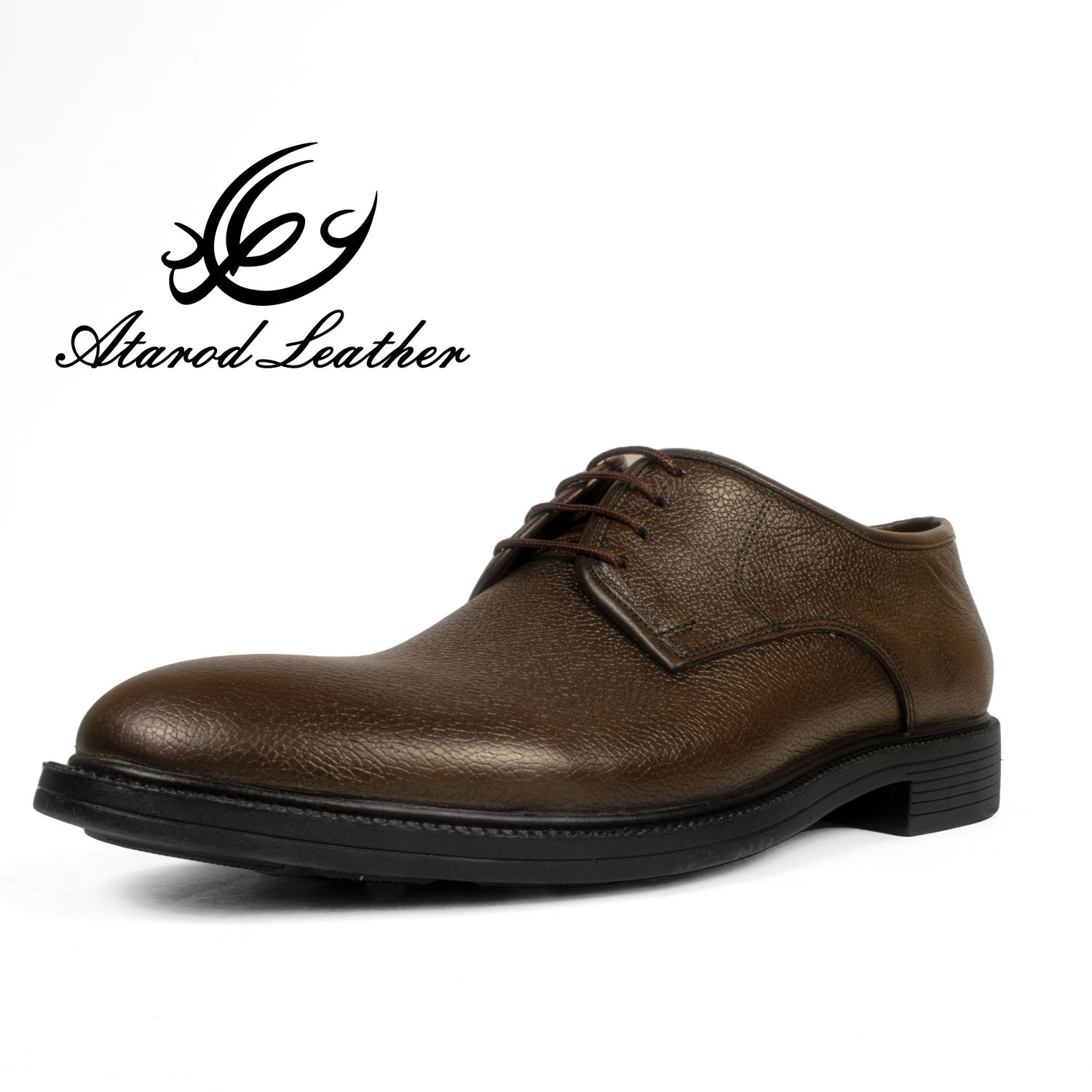 کفش مردانه چرم عطارد مدل چرم طبیعی کد SH135 -  - 16