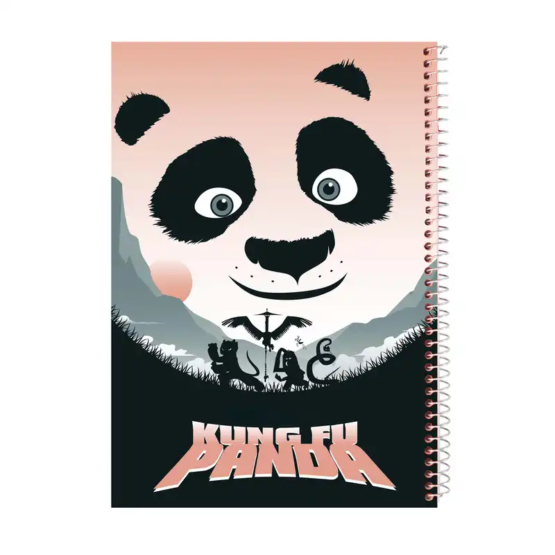 دفتر نقاشی 50 برگ کیهان پارس مدل پاندای کونگ فوکار