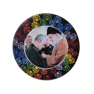 بشقاب دیوار کوب سفالی کد 10