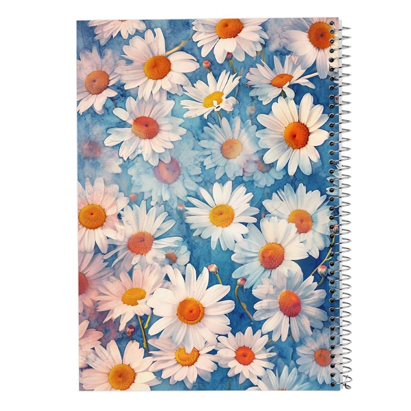 دفتر ژورنال نویسی 50 برگ مدوپد مدل نقطه ای طرح گل کد DF15952