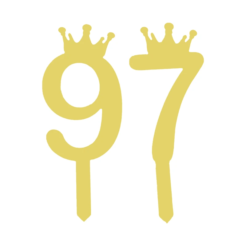 تاپر کیک هانستو مدل عدد 97 کد TPN97 مجموعه 2 عددی