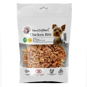 غذای تشویقی سگ هاپومیل مدل Chicken Bite کد 99 وزن 50 گرم