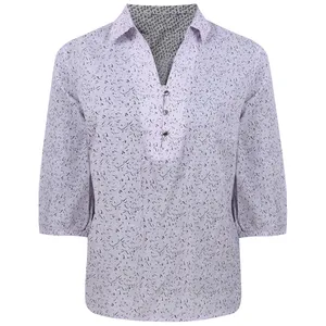 بلوز آستین سه ربع زنانه مدل E13