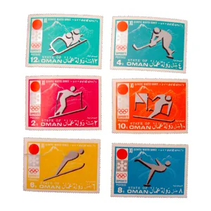 تمبر یادگاری مدل ورزشی کد bc-2217 مجموعه 6 عددی