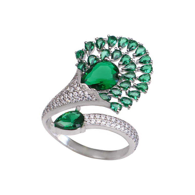 انگشتر نقره زیرکونیا زنانه جی تی ای مدل G_170