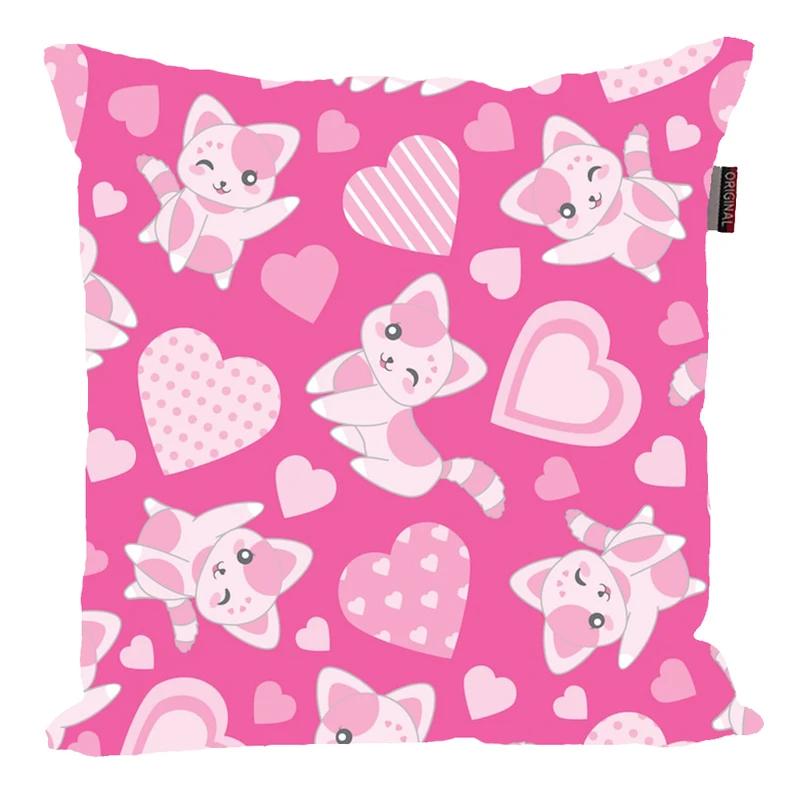 کوسن مدل قلب و گربه کد 298