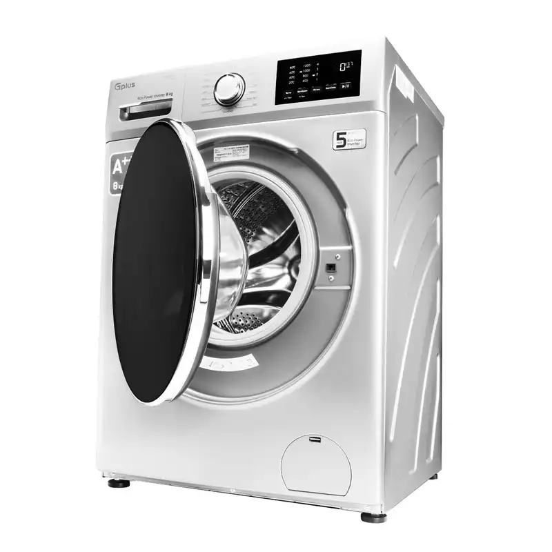 ماشین لباسشویی جی پلاس مدل GWM-P8220W ظرفیت ۸ کیلوگرم