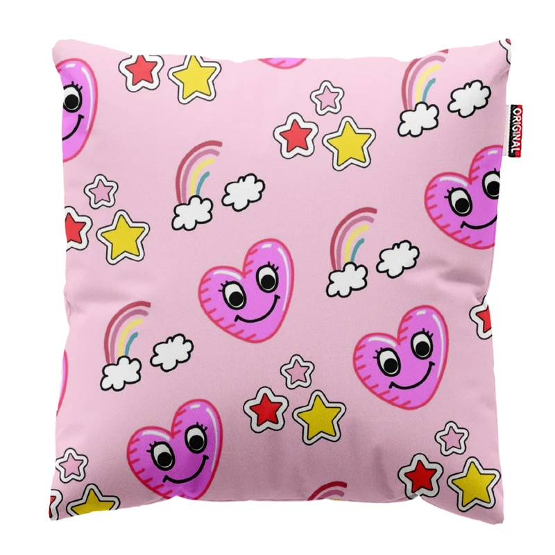 کوسن پاد آفرین طرح کارتونی بچگانه کد 3490 سایز 30*30 سانتی متر