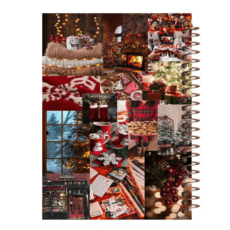 دفترچه یادداشت 100 برگ طرح کریسمس کد O170