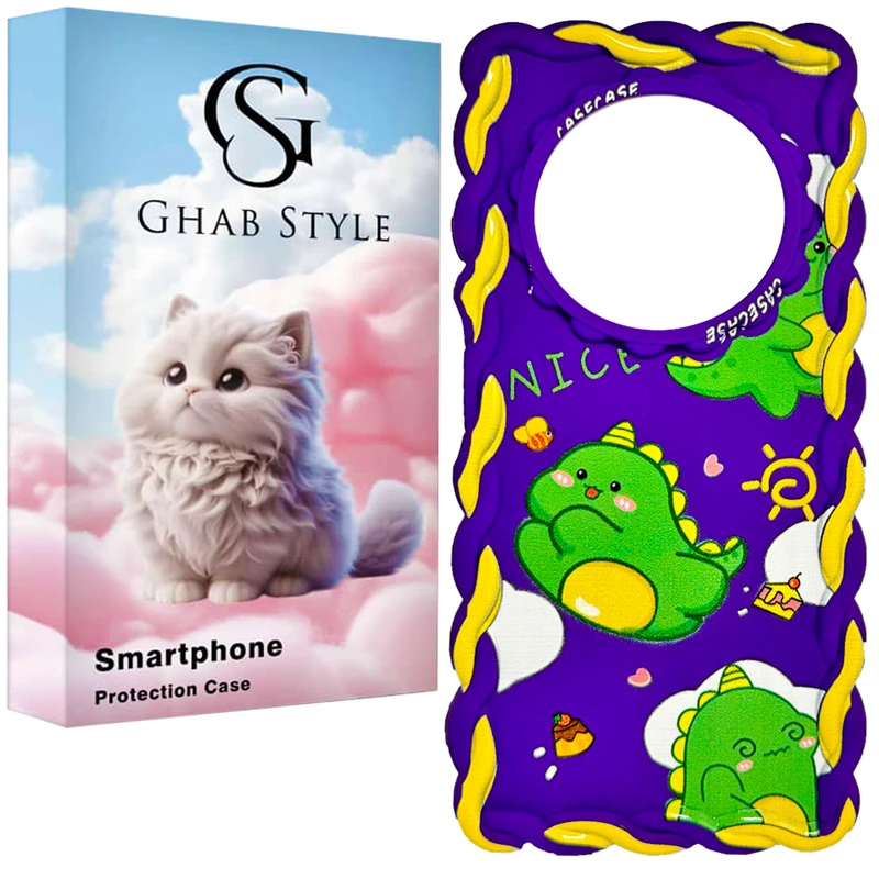 کاور قاب استایل مدل موجدار  مناسب برای گوشی موبایل شیائومی Redmi 14C 4G / Redmi 14C 5G / Redmi 14R / Poco C75 4G / Poco C75 5G / Redmi A3 Pro / Redmi A4