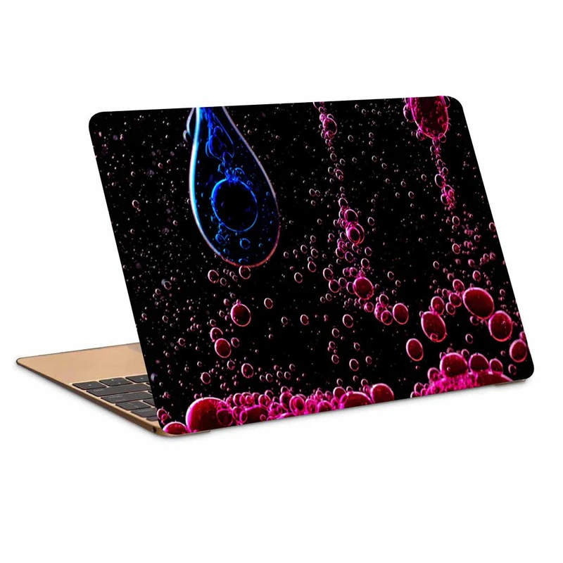 استیکر لپ تاپ طرح liquid bubbles dropsکد N-343مناسب برای لپ تاپ 15.6 اینچ