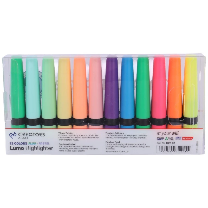 ماژیک علامت گذار کریتورز کلاس مدل HLV-12 بسته 12 عددی