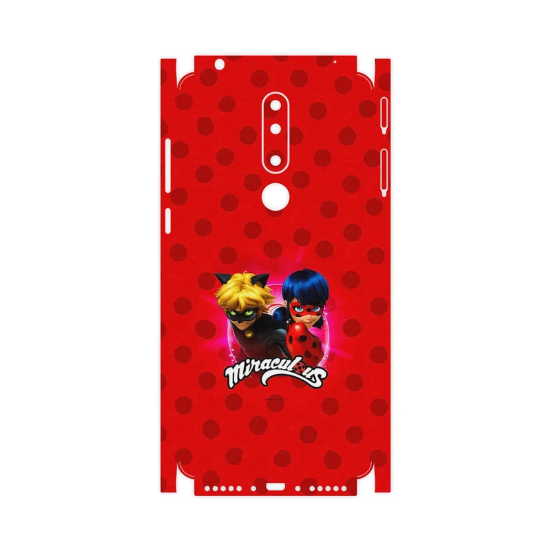 برچسب پوششی ماهوت مدل Ladybug and Cat Noir-FullSkin مناسب برای گوشی موبایل نوکیا 3.1 Plus