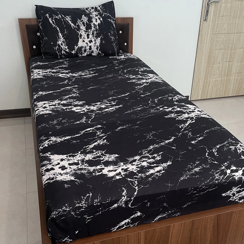 سرویس ملحفه مدل سرامیکی 1 نفره 2 تکه