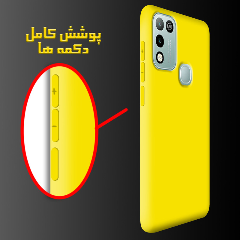 کاور پرشین کینگ مدل SLC22 مناسب برای گوشی موبایل اینفینیکس Hot 10 Play به همراه بند آویز