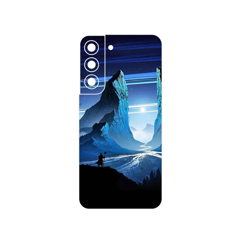 برچسب پوششی ماهوت مدل Blue Mountains Digital Art مناسب برای گوشی موبایل سامسونگ Galaxy S22 5G