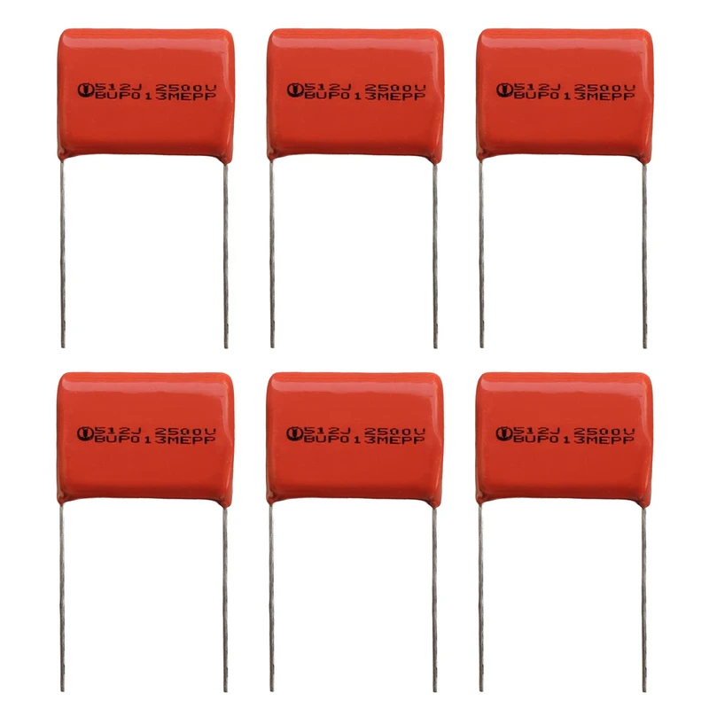 خازن 5.1 نانوفاراد 2500 ولت مدل TPC-5122500 بسته 6 عددی